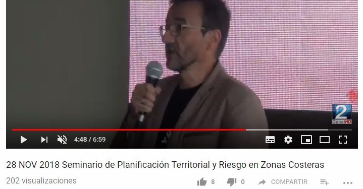 TV San Antonio: Seminario de Planificación Territorial y Riesgo en Zonas Costeras