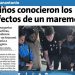 Lider San Antonio: Niños conocieron los efectos de un maremoto