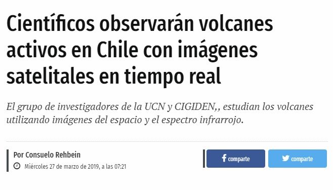 Publimetro: Científicos observarán volcanes activos