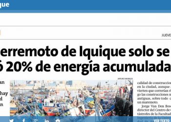 La Estrella de Iquique: sólo se liberó 20 % de la energía tras terremoto