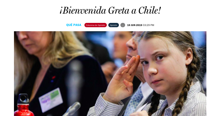 ¡Welcome to Chile Greta!
