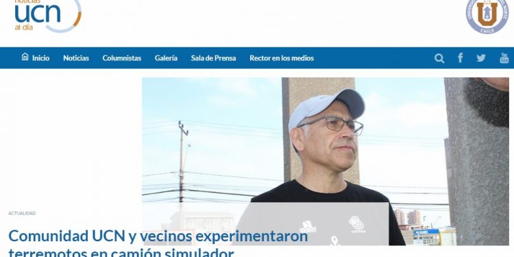 Comunidad UCN y vecinos experimentaron terremotos en camión simulador