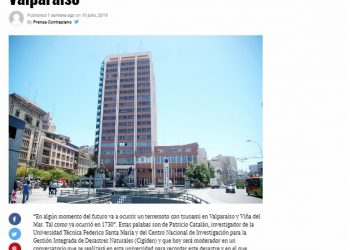 Contraplano: Proponen usar edificios altos para evacuación vertical en caso de tsunami en Valparaíso