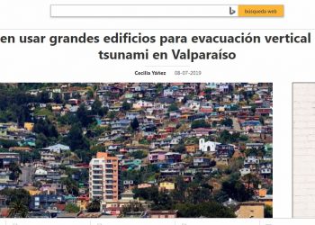 MSN Noticias: Proponen usar grandes edificios para evacuación vertical en caso de tsunami en Valparaíso