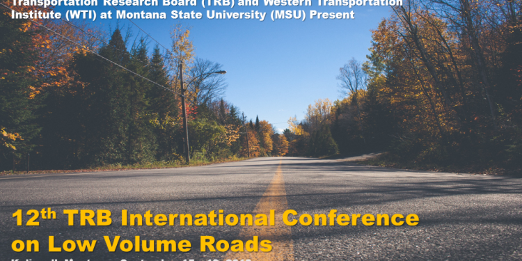 Agenda Académica: 12th TRB International Conference on Low Volume Roads