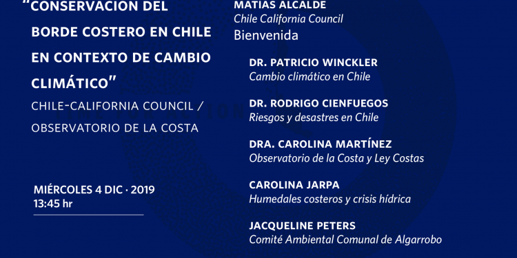 Charla: Conservación Borde Costero COP25