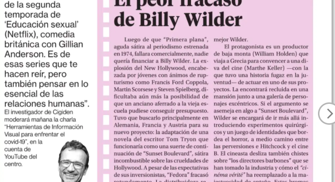 La Segunda: Charla sobre Herramientas de Información Visual para combatir el covid-19