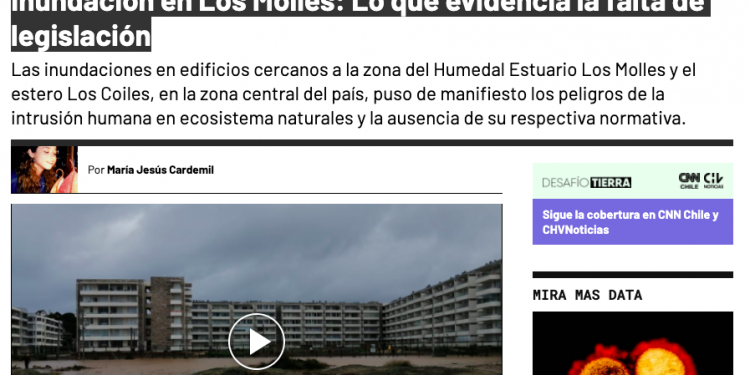 CNN – Inundación en Los Molles: Lo que evidencia la falta de legislación