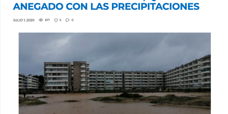 El Informador Chile.cl: Complejo habitacional construido bajo humedal en Los Molles, quedó anegado con las precipitaciones
