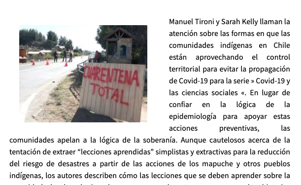 Mapuexpress.org- Cuidado y soberanía: control territorial y descolonización de la reducción del riesgo de desastres