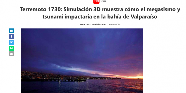 MSN.com: Terremoto 1730: Simulación 3D muestra cómo el megasismo y tsunami impactaría en la bahía de Valparaíso