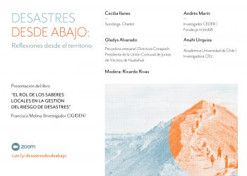 Conversatorio CIGIDEN – CEDER: «Desastres desde abajo: reflexiones desde el territorio»