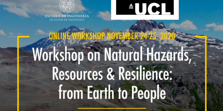 Workshop on Natural Hazards,  Resources & Resilience: from Earth to People