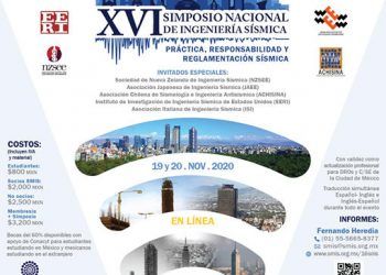 XVI Simposio Nacional de Ingeniería Sísmica