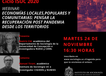Webinar: Economías locales, populares y comunitarias: pensar la recuperación post pandemia desde los territorios
