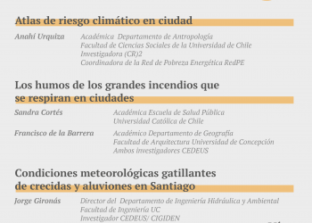 Seminario Ciudad, Sustentabilidad y Cambio Climático