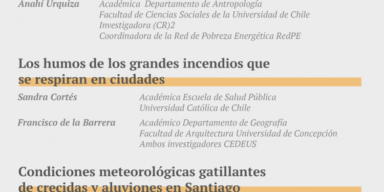 Seminario Ciudad, Sustentabilidad y Cambio Climático