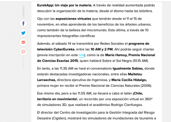 La Tercera: Gratis: El festival científico con realidad aumentada y un programa de TV