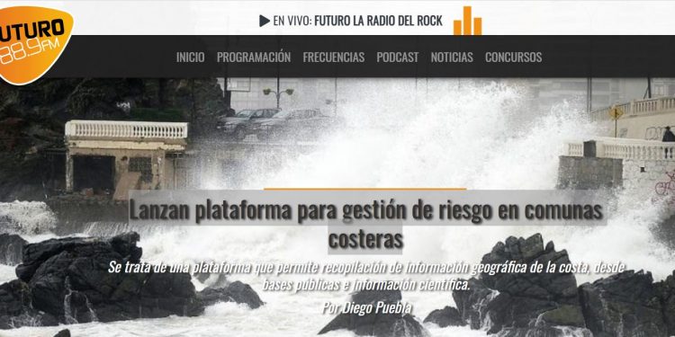 Futuro.cl: Lanzan plataforma para gestión de riesgo en comunas costeras-
