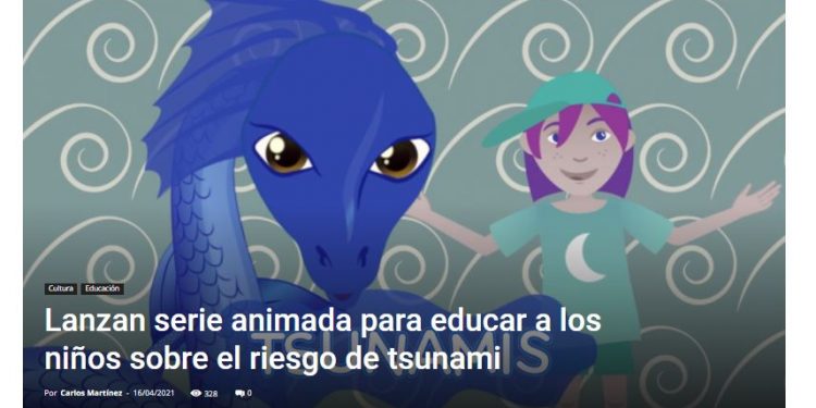 Infogate.cl: Lanzan serie animada para educar a los niños sobre el riesgo de tsunami.