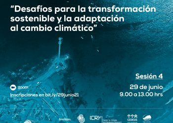 Sesión 4 ciclo de seminarios centros ANID + SHOA: “Desafíos para la transformación sostenible y la adaptación al cambio climático”.