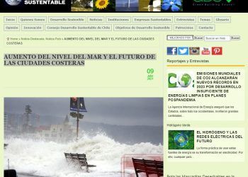 Chile Desarrollo Sustentable: Aumento del nivel del mar y el futuro de las ciudades costeras.
