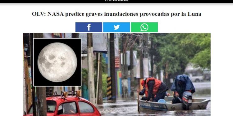Noticias ZMG.com – OLV: NASA predice graves inundaciones provocadas por la Luna.