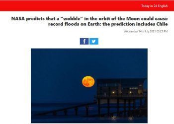 Today.in-24.com: NASA predicts that a “wobble” in the orbit of the Moon could cause record floods on Earth: the prediction includes Chile.