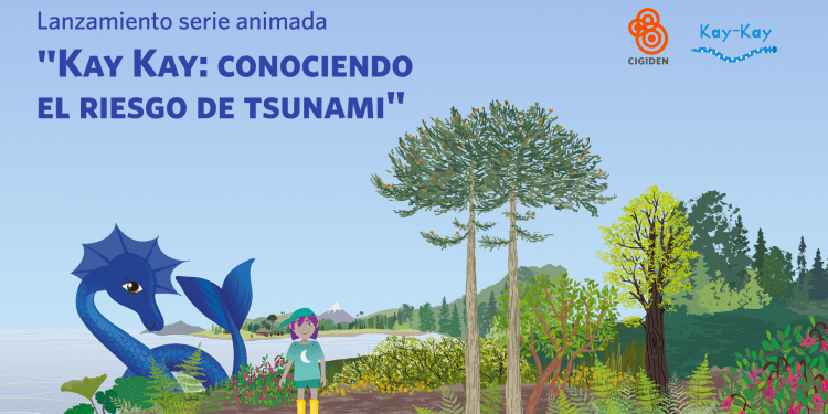 Liberan primeros capítulos de serie animada que ayuda entender a niños y niñas el riesgo de tsunami