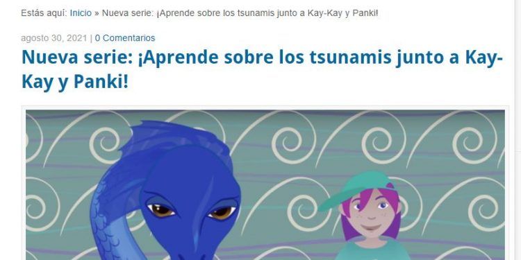 ACHIPEC: Nueva serie: ¡Aprende sobre los tsunamis junto a Kay-Kay y Panki!