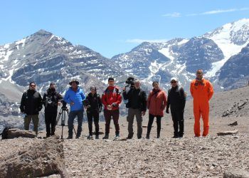 Científicos realizan sobrevuelo para estudiar las multiamenazas en la cuenca del Río Maipo
