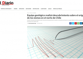 Diarioantofagasta.cl: Equipo geológico realizó descubrimiento sobre el origen de los sismos en el norte de Chile