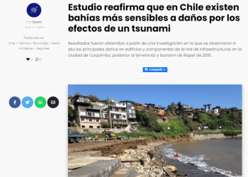 ElCiudadano.cl: Estudio reafirma que en Chile existen bahías más sensibles a daños por los efectos de un tsunami