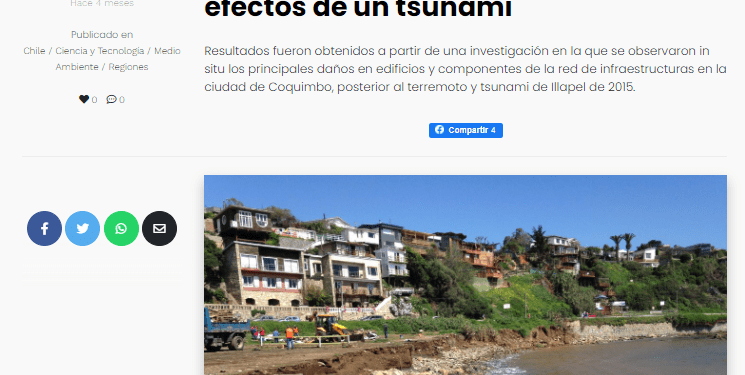 ElCiudadano.cl: Estudio reafirma que en Chile existen bahías más sensibles a daños por los efectos de un tsunami