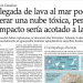 El Mercurio: La llegada de lava al mar podría generar una nube tóxica, pero su impacto sería acotado a la isla