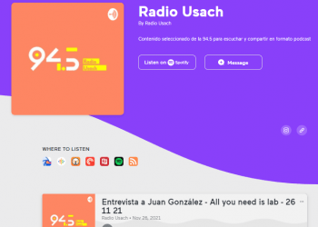 Radio USACH: Investigador Juan González explica los avances para alertar terremotos y tsunamis a partir de la ionósfera