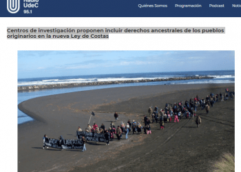 Radioudec.cl: Centros de investigación proponen incluir derechos ancestrales de los pueblos originarios en la nueva Ley de Costas