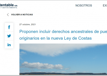 Sustentable.cl: Proponen incluir derechos ancestrales de pueblos originarios en la nueva Ley de Costas
