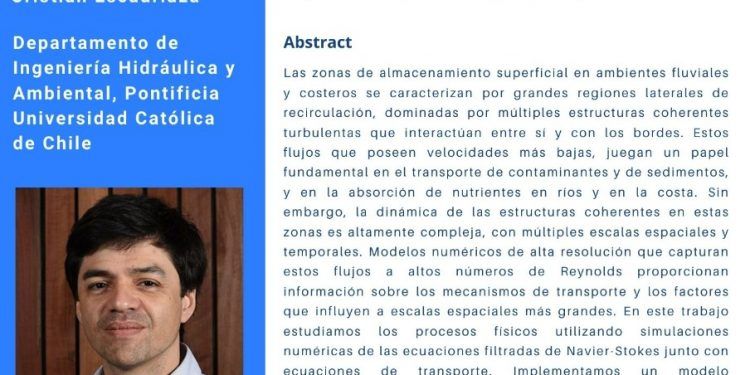Transporte Turbulento en Zonas de Almacenamiento Superficial: Perspectivas Lagrangianas y Eulerianas