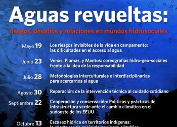 Ciclo Aguas revueltas: riesgos, desafíos y relaciones en mundos hidrosociales