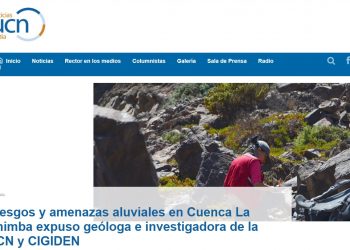 UCN al Día: Riesgos y amenazas aluviales en Cuenca La Chimba expuso geóloga e investigadora de la UCN y CIGIDEN.