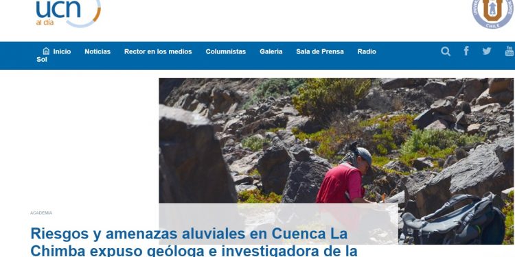 UCN al Día: Riesgos y amenazas aluviales en Cuenca La Chimba expuso geóloga e investigadora de la UCN y CIGIDEN.
