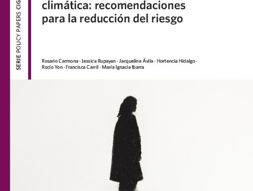 Mujeres indígenas y acción climática: recomendaciones para la reducción del riesgo