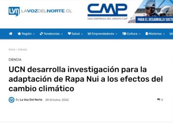 Lavozdelnorte.cl | UCN desarrolla investigación para la adaptación de Rapa Nui a los efectos del cambio climático
