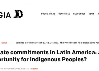 Iwgia.org | Climate commitments in Latin America: an opportunity for Indigenous Peoples?