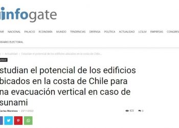 Infogate.cl | Estudian el potencial de los edificios ubicados en la costa de Chile para una evacuación vertical en caso de Tsunami
