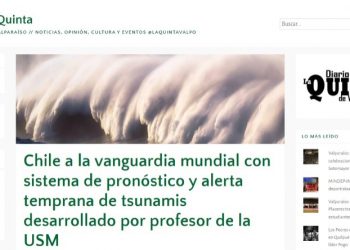 Diario La Quinta | Chile a la vanguardia mundial con sistema de pronóstico y alerta temprana de tsunamis desarrollado por profesor de la USM
