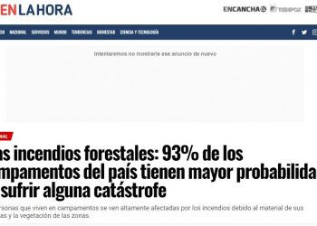 Encancha.cl | Tras incendios forestales: 93% de los campamentos del país tienen mayor probabilidad de sufrir alguna catástrofe
