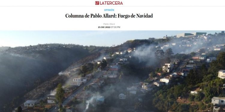 La Tercera | Columna de Pablo Allard: Fuego de Navidad