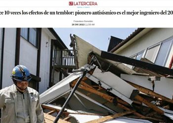 La Tercera | Reduce 10 veces los efectos de un temblor: pionero antisísmico es el mejor ingeniero del 2022
